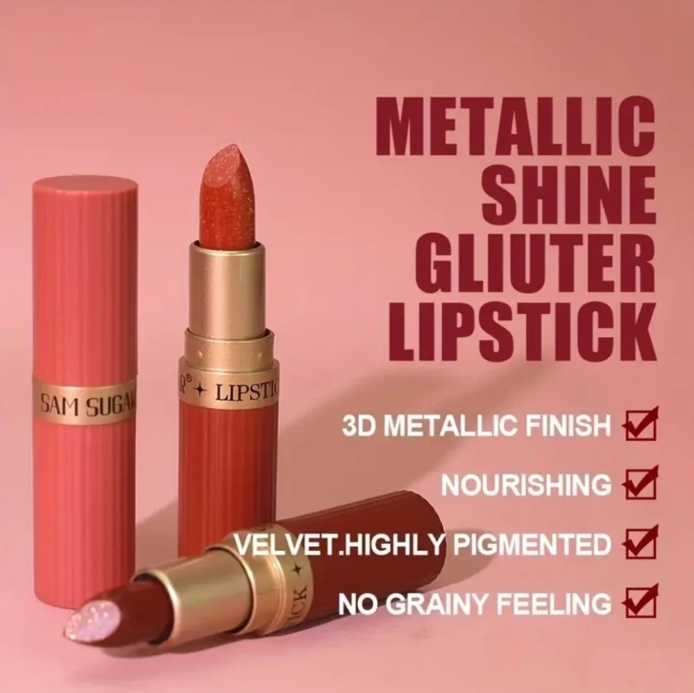 Sam Sugar Super Creamy Pink Pearl Lipstick